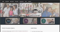 Desktop Screenshot of henrysinsurance.com